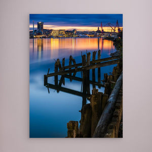 Skymning över Göta älv - CANVAS