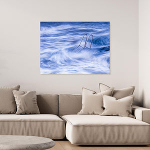 Vintervågor vid Amundön - CANVAS