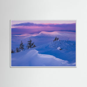 Vintermorgon i Grövelsjöfjällen – Långfjället och Salsfjellet | Fine Art Print
