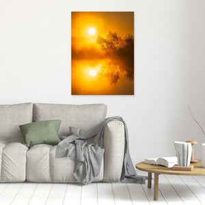 Soluppgång över Messmörtjärn - CANVAS