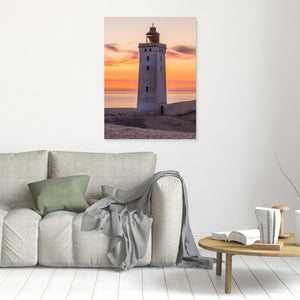 Danmark – Rubjerg Knude Fyr i solnedgång | Canvas