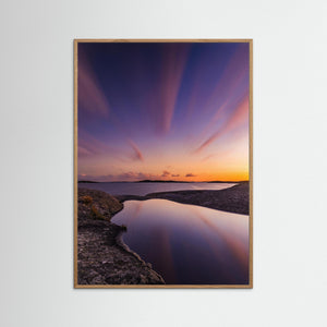 Solnedgång vid Smithska Udden – Näset, Göteborg | Fine Art Print