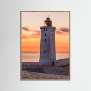 Danmark – Rubjerg Knude Fyr i solnedgång | Fine Art Print