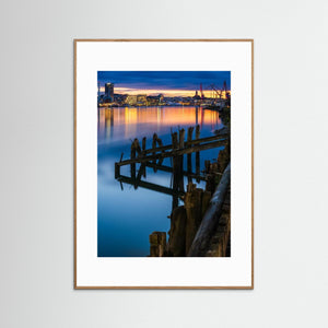 Skymning över Göta älv