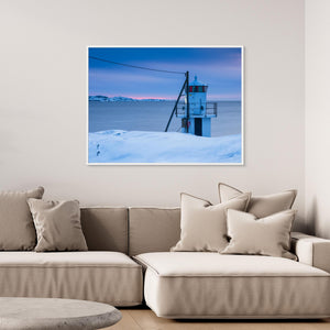 Klåva fyr på Hönö i vinterljus – Göteborgs skärgård | Canvas
